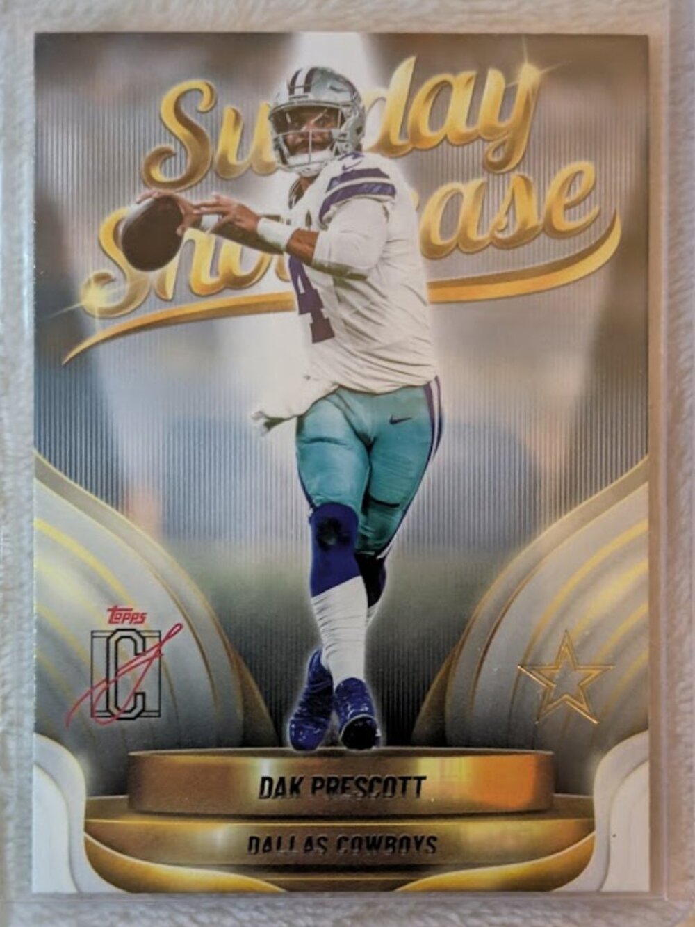 2025 Topps Sunday Showcase DAK PRESCOTT #SS-16